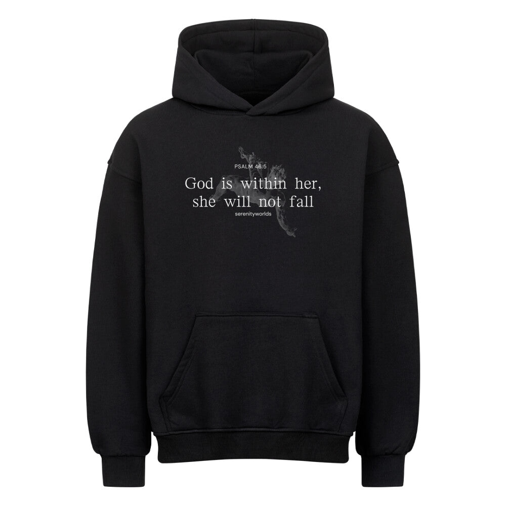 333f1cb5-2b4d-4676-9586-859c0d77463e She will not fall - Hoodie