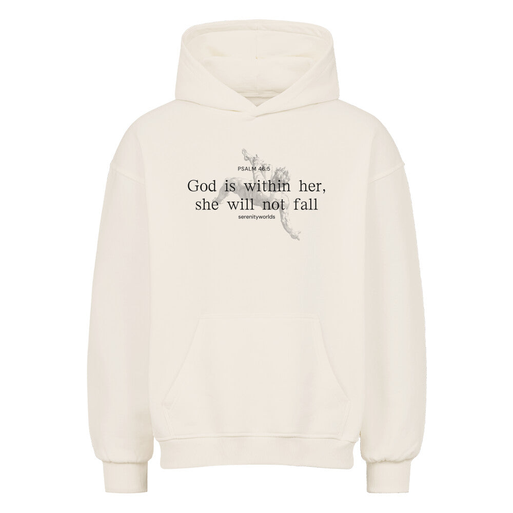 748e814b-9f39-41d3-9f75-338b541b23b4 She will not fall - Hoodie